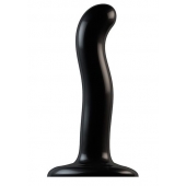Черный фаллоимитатор-насадка Strap-On-Me P G spot Dildo size S - 16,4 см. - Strap-on-me - купить с доставкой в Новом Уренгое