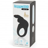 Черное эрекционное виброкольцо Happy Rabbit Rechargeable Rabbit Cock Ring - Happy Rabbit - в Новом Уренгое купить с доставкой