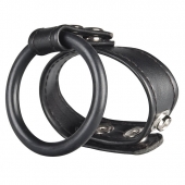 Двойное кольцо выносливости на пенис DUAL STAMINA RING - BlueLine - в Новом Уренгое купить с доставкой