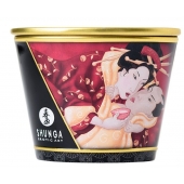 Массажная  свеча Sparkling Strawberry Wine с ароматом клубничного вина - 170 мл. - Shunga - купить с доставкой в Новом Уренгое