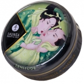 Массажная свеча Exotic Green Tea с ароматом зелёного чая - 30 мл. - Shunga - купить с доставкой в Новом Уренгое