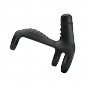 Черная вибронасадка на пенис Vibrating Penis Sling - Baile - в Новом Уренгое купить с доставкой