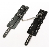 Узорчатые кожаные оковы с регулируемыми ремешками - Crazy Handmade - купить с доставкой в Новом Уренгое