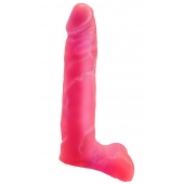 Розовая насадка-фаллос для трусиков Harness - 16,5 см. - LOVETOY (А-Полимер) - купить с доставкой в Новом Уренгое
