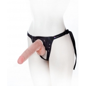 Фаллоимитатор на поясе Harness - 22,5 см. - LOVETOY (А-Полимер) - купить с доставкой в Новом Уренгое