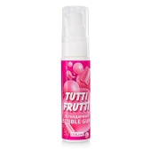 Интимный гель на водной основе Tutti-Frutti Bubble Gum - 30 гр. - Биоритм - купить с доставкой в Новом Уренгое