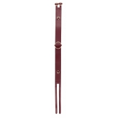 Бордовый ремень Halo Waist Belt - размер L-XL - Shots Media BV - купить с доставкой в Новом Уренгое