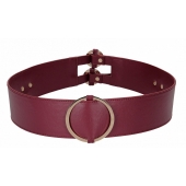 Бордовый ремень Halo Waist Belt - размер L-XL - Shots Media BV - купить с доставкой в Новом Уренгое