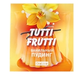 Пробник гель-смазки Tutti-frutti со вкусом ванильного пудинга - 4 гр. - Биоритм - купить с доставкой в Новом Уренгое
