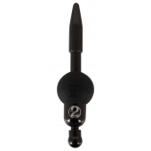 Черный уретральный вибростимулятор Vibrating Penis Plug - Orion - купить с доставкой в Новом Уренгое