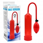 Красная вакуумная помпа для мужчин MAX VERSION - Chisa - в Новом Уренгое купить с доставкой