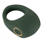 Зеленое эрекционное виброкольцо Luxurious Vibro Cock Ring - Orion - в Новом Уренгое купить с доставкой