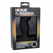 Черный вибромассажер простаты Nexus G-Rider+ - 12,6 см. - Nexus Range - в Новом Уренгое купить с доставкой