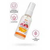 Съедобная гель-смазка Yovee «Двойной соблазн» с Д-пантенолом и вкусом клубники и дыни - 50 мл. - ToyFa - купить с доставкой в Новом Уренгое