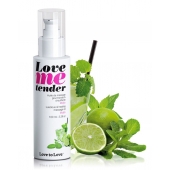 Съедобное согревающее массажное масло Love Me Tender Mojito с ароматом мохито - 100 мл. - Love to Love - купить с доставкой в Новом Уренгое