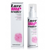 Съедобное согревающее массажное масло Love Me Tender Cotton Candy с ароматом сладкой ваты - 100 мл. - Love to Love - купить с доставкой в Новом Уренгое
