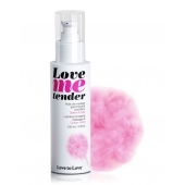 Съедобное согревающее массажное масло Love Me Tender Cotton Candy с ароматом сладкой ваты - 100 мл. - Love to Love - купить с доставкой в Новом Уренгое