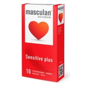 Презервативы Masculan Sensitive plus - 10 шт. - Masculan - купить с доставкой в Новом Уренгое