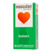 Презервативы анатомической формы Masculan Anatomic - 10 шт. - Masculan - купить с доставкой в Новом Уренгое