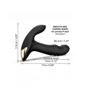 Черный вибромассажер простаты Multi P-Joy с 3 моторами - Dorcel - в Новом Уренгое купить с доставкой