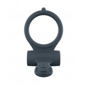 Серое перезаряжаемое эрекционное кольцо с вибрацией Power Clit - Dorcel - в Новом Уренгое купить с доставкой