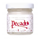 Массажная свеча Caramel   Popcorn - 35 мл. - Pecado - купить с доставкой в Новом Уренгое