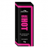Гель для оральных ласк Oral Hot с согревающим эффектом - 15 гр. - HotFlowers - купить с доставкой в Новом Уренгое