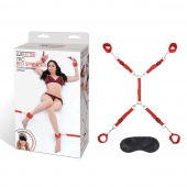 Красная фиксация на матрас Classic Bedspreader - Lux Fetish - купить с доставкой в Новом Уренгое