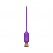 Фиолетовый тонкий стимулятор Nipple Vibrator - 23 см. - I-MOON - купить с доставкой в Новом Уренгое
