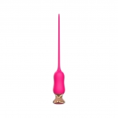 Розовый тонкий стимулятор Nipple Vibrator - 23 см. - I-MOON - купить с доставкой в Новом Уренгое