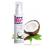 Съедобное согревающее массажное масло Love Me Tender Cocos с ароматом кокоса - 100 мл. - Love to Love - купить с доставкой в Новом Уренгое