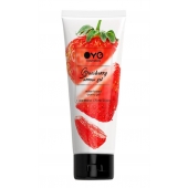 Лубрикант на водной основе OYO Aroma Gel Strawberry с ароматом клубники - 75 мл. - OYO - купить с доставкой в Новом Уренгое