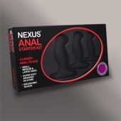 Набор из 3 массажеров простаты чёрного цвета NEXUS ANAL STARTER KIT - Nexus Range - в Новом Уренгое купить с доставкой