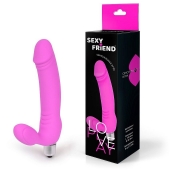 Розовый безремневой страпон Sexy Friend - 1137 - купить с доставкой в Новом Уренгое