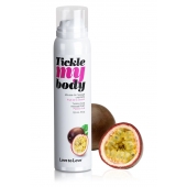 Массажная хрустящая пенка Tickle my body с ароматом маракуйи - 150 мл. - Love to Love - купить с доставкой в Новом Уренгое