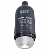 Мастурбатор в бутылке Shower Therapy Deep Cream - Pipedream - в Новом Уренгое купить с доставкой