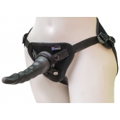 Комплект из трусиков Harness и двух насадок - 20,5 и 18 см. - LOVETOY (А-Полимер) - купить с доставкой в Новом Уренгое