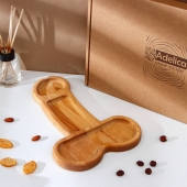 Деревянное блюдо для подачи в форме члена (32,5 х 20 х 1,7 см) - Сима-Ленд - купить с доставкой в Новом Уренгое