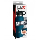 Мастурбатор-вагина в синей колбе F*ck Flask - Pipedream - в Новом Уренгое купить с доставкой