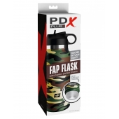 Мастурбатор в камуфляжной колбе Fap Flask - Pipedream - в Новом Уренгое купить с доставкой