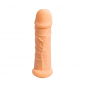 Телесный фаллоудлинитель Extra Size Bubbles - 15,5 см. - Lola Games - в Новом Уренгое купить с доставкой