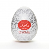 Мастурбатор-яйцо Keith Haring EGG PARTY - Tenga - в Новом Уренгое купить с доставкой