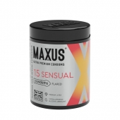 Анатомические презервативы MAXUS Sensual - 15 шт. - Maxus - купить с доставкой в Новом Уренгое