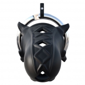 Черный замок верности Extreme Silicone Cock Blocker - Pipedream - купить с доставкой в Новом Уренгое