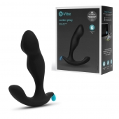Черный утяжеленный анальный стимулятор Rocker Plug - 12 см. - b-Vibe - в Новом Уренгое купить с доставкой