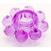 Мягкая фиолетовая гелевая насадка - Toyfa Basic - в Новом Уренгое купить с доставкой