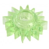 Зеленое эрекционное кольцо-солнце - Toyfa Basic - в Новом Уренгое купить с доставкой