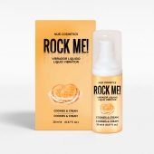 Жидкий вибратор Nuei Rock Me! с ароматом печенья и сливок - 20 мл. - Nuei cosmetics - купить с доставкой в Новом Уренгое