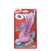 Фиолетовое эрекционное кольцо с вибрацией и пальчиком OYEAH PURPLE - Screaming O - в Новом Уренгое купить с доставкой
