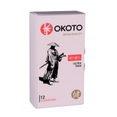 Тонкие презервативы OKOTO Ultra Thin - 12 шт. - Sitabella - купить с доставкой в Новом Уренгое